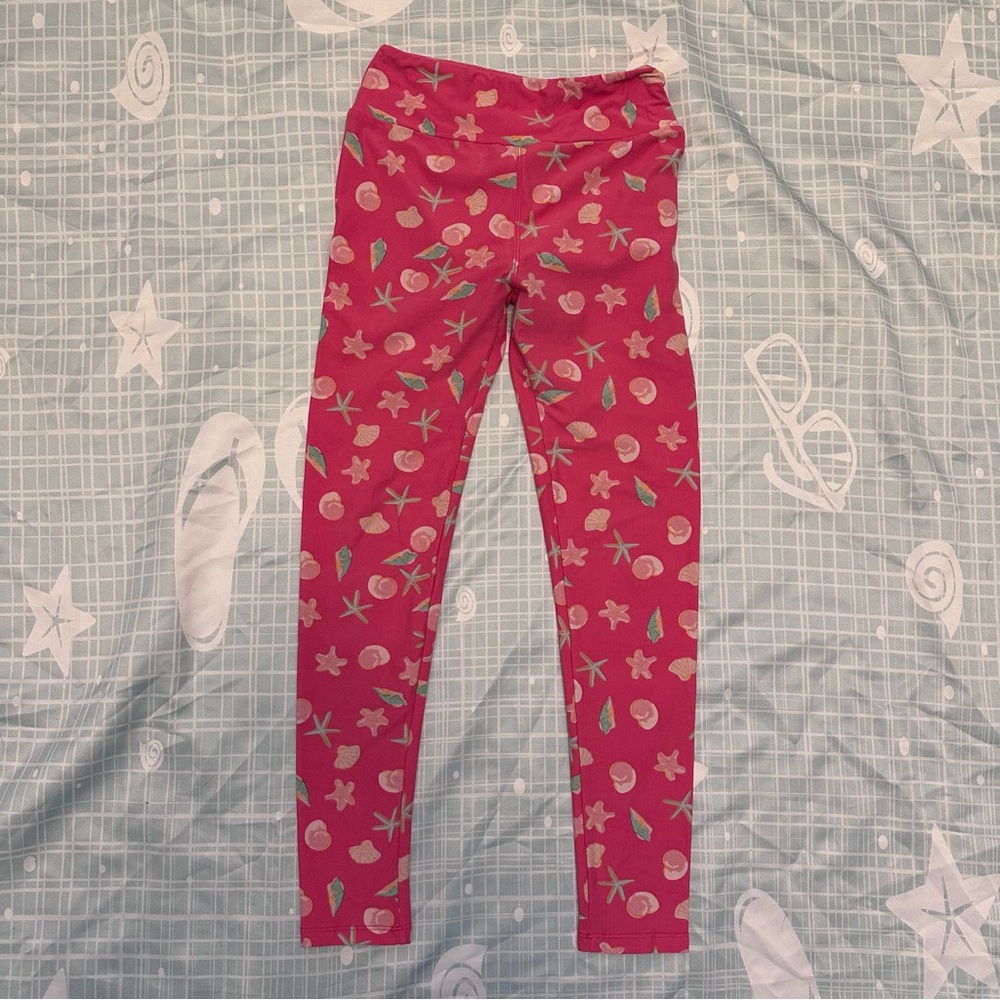 LuLaRoe Women’s Pink shells Leggings